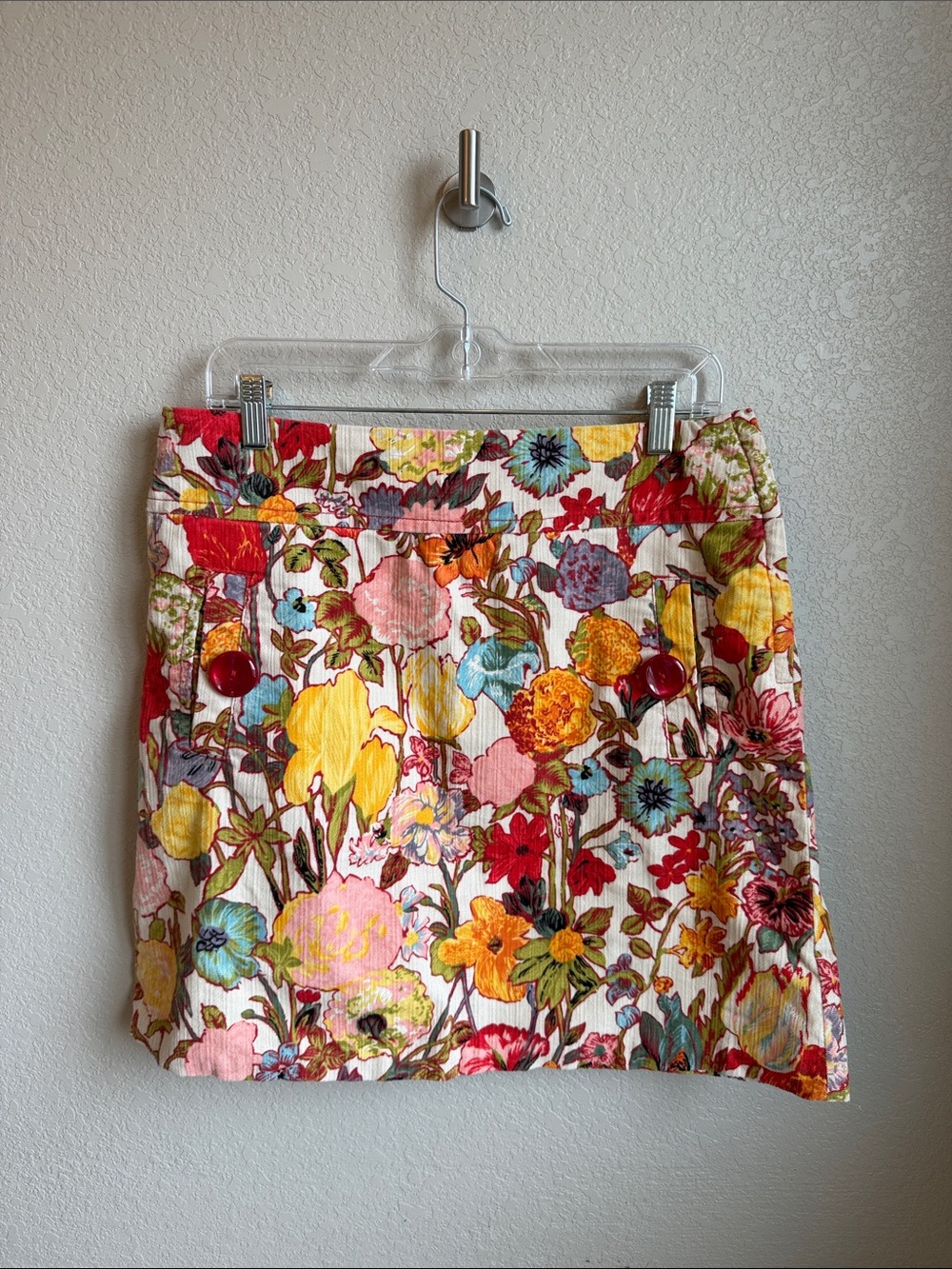 Anthropologie Elevenses Multi-color Floral Skirt